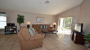 Family Villa, Garden Area | 4 bedrooms, individually decorated, individually furnished - Ffv8441ha - Southern Dunes - 4 Bed 3 Baths Villa (Haines City)