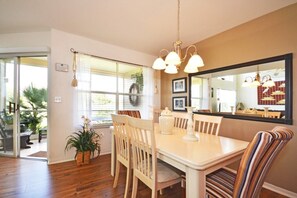 Family Townhome, Garden Area | Private kitchen