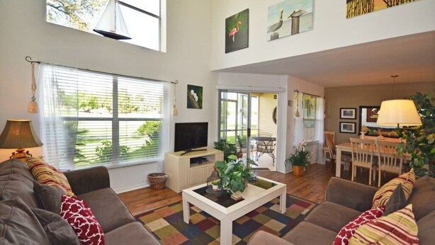 Family Townhome, Garden Area | Living room - Ffv8443ha - Southern Dunes - 3 Bed 2.5 Baths Townhouse (Haines City)