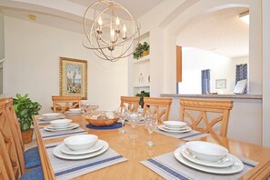 Family Villa, Garden Area | Private kitchen