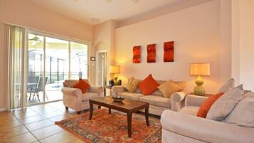 TV layar datar dan konsol video game