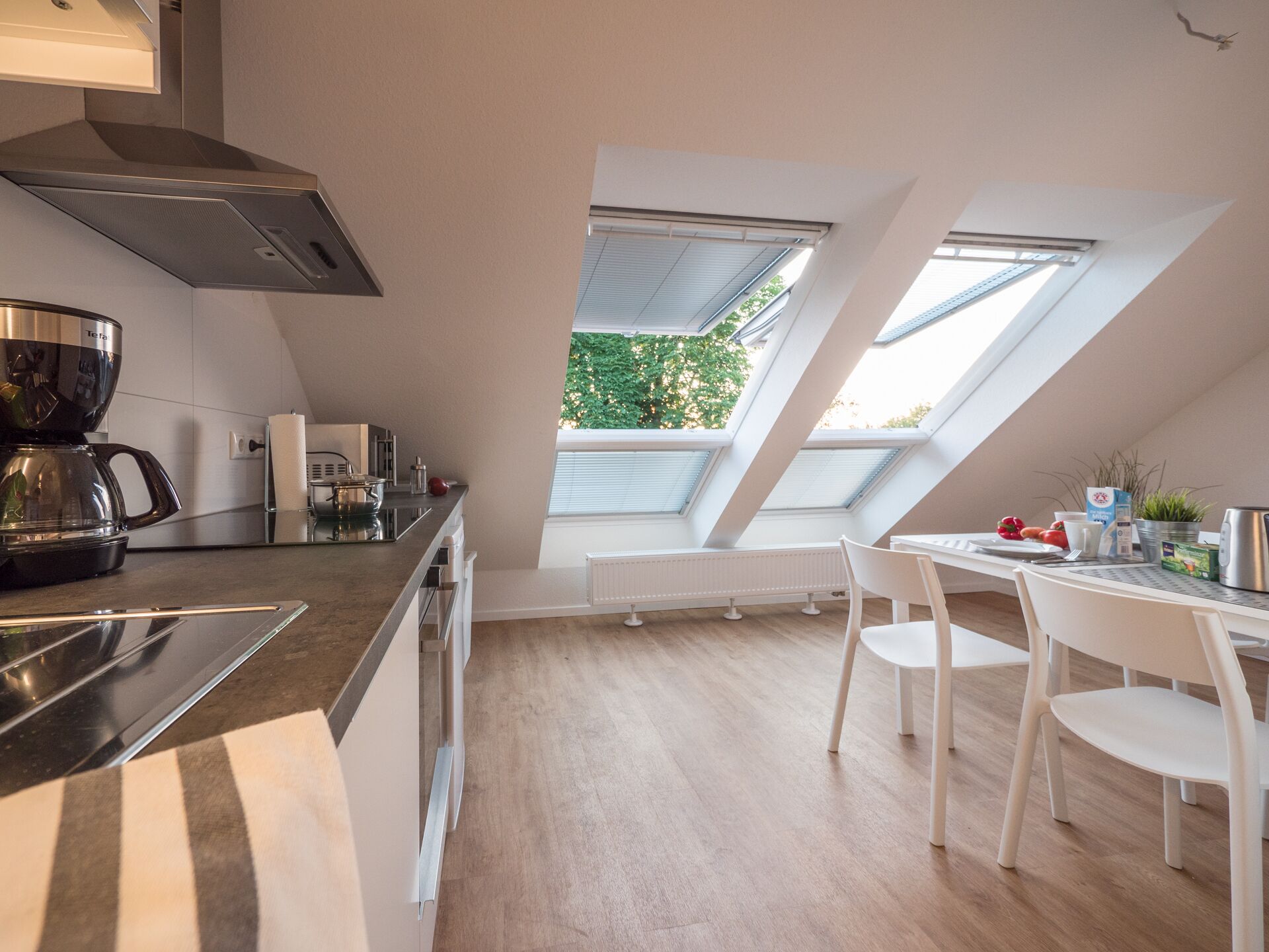 Căn hộ, 2 phòng ngủ (Wohnung 3) | Bếp riêng | Tủ lạnh, lò vi sóng, bếp nấu, máy rửa bát 