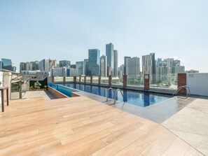 Pool auf dem Dach