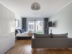 Suite XL with sofa bed | Truy cập Internet không dây miễn phí, bộ trải giường 