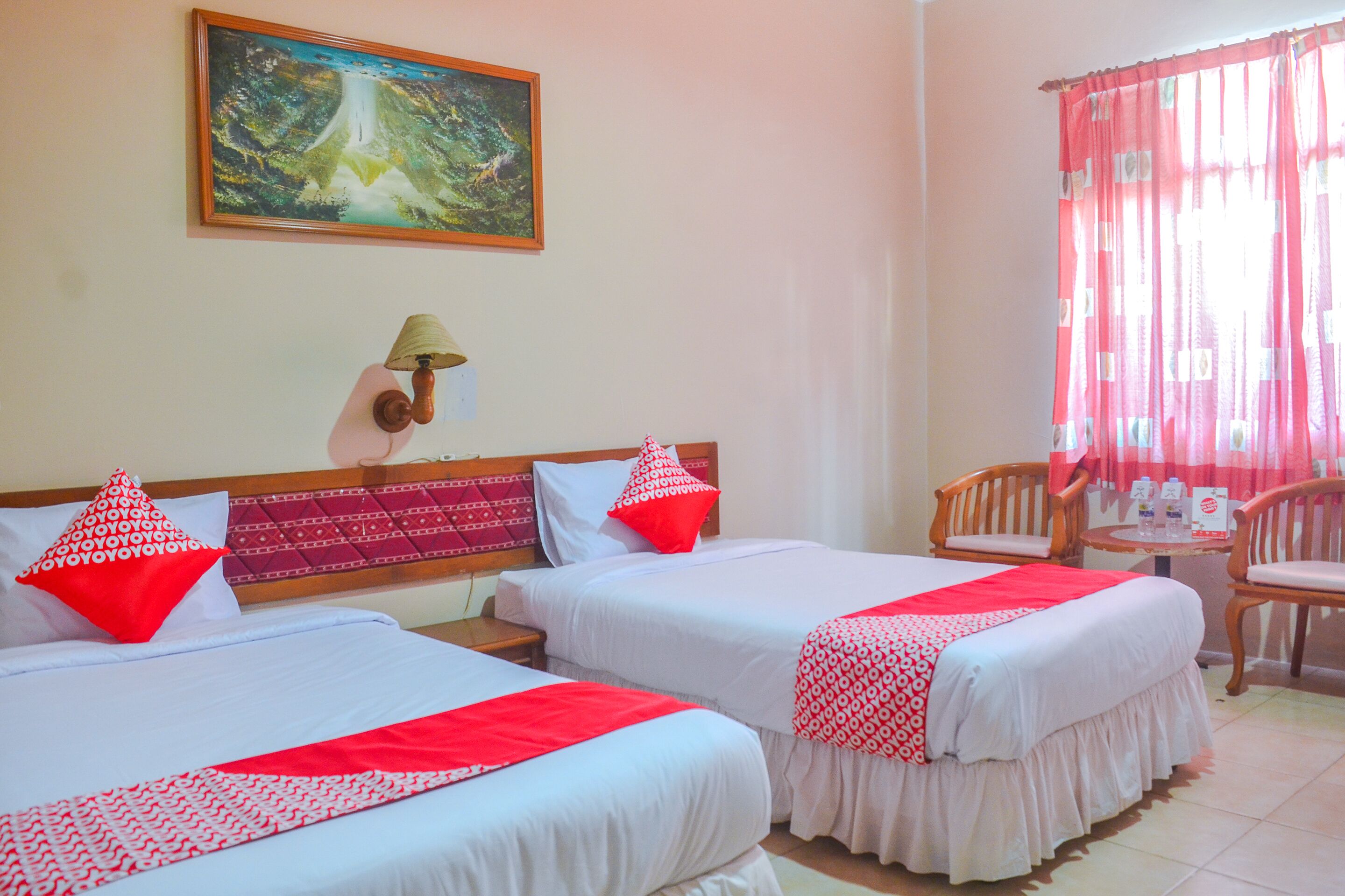 標準雙床房 | 免費無線上網、床單