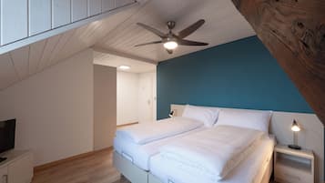 Desk, iron/ironing board, cots/infant beds, free WiFi
