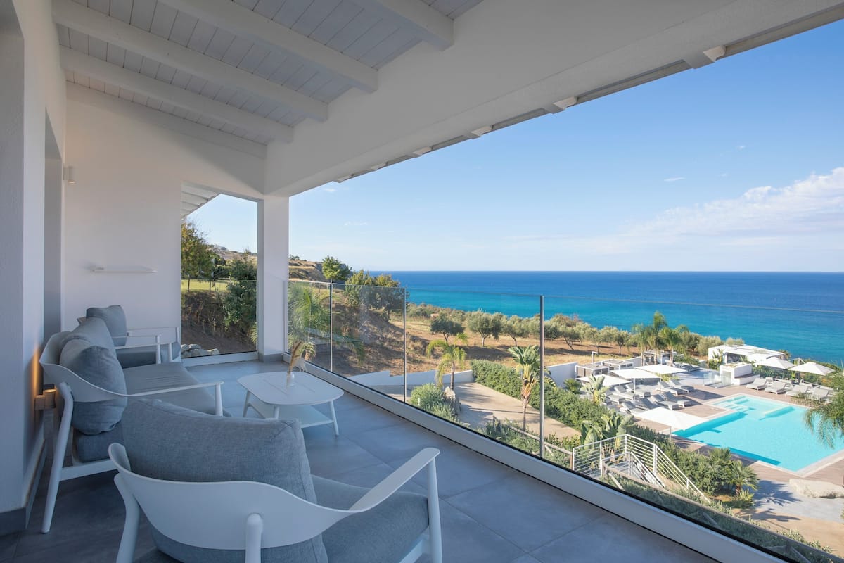 Suite Superior, balcone, vista mare | Vista dalla camera