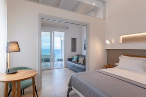 Ropa de cama de alta calidad y minibar 