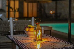 Outdoor dining - Villa Mamma Gio' (Essaouira)