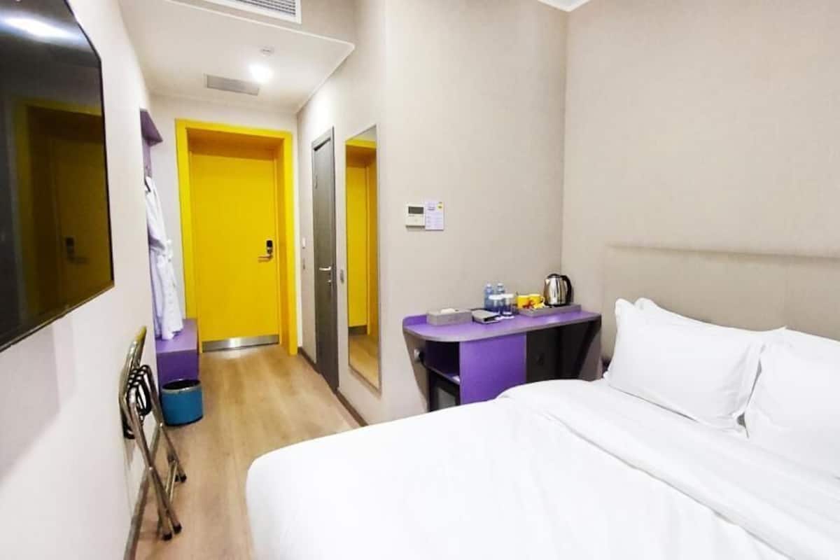 Habitación económica doble | 1 dormitorio, ropa de cama de alta calidad, minibar y caja fuerte