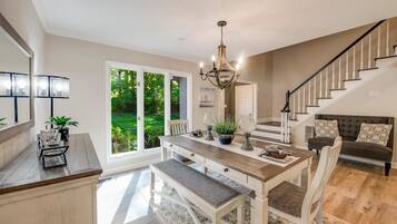 House, Multiple Beds (Nights on Normandy) | Private kitchen | Stovetop, coffee/tea maker, toaster, highchair