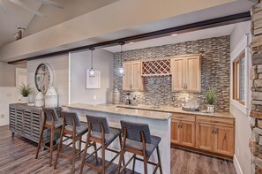 House, Multiple Beds (Sandy Shore) | Private kitchen | Stovetop, toaster, highchair, blender - Sandy Shore (Mooresville)