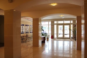 Interior entrance