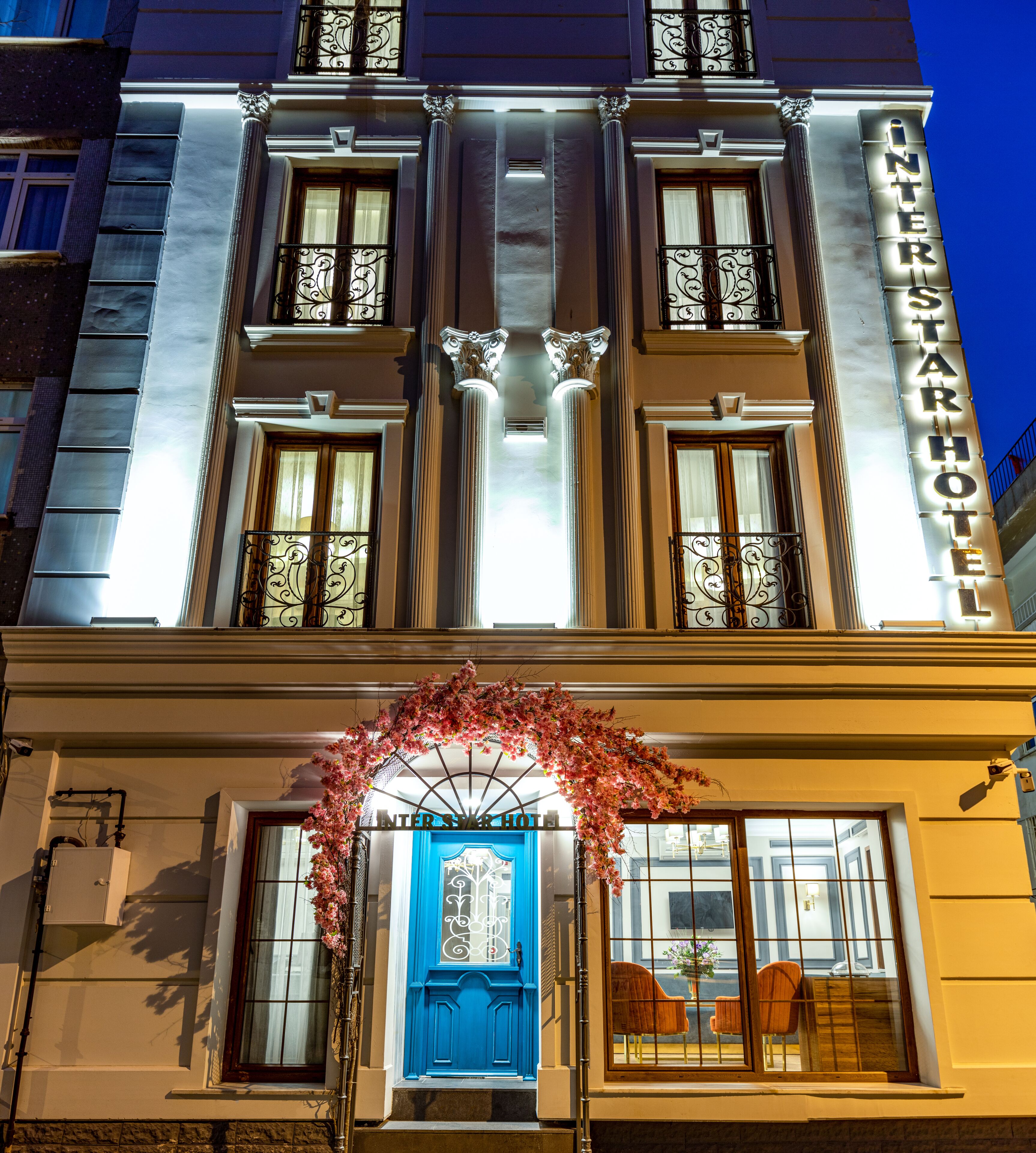 front of property – evening/night