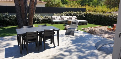 PORTICCIO QUIET AND CLIMATE VILLA 5 MIN FROM FOOT OF AGOSTA BEACH