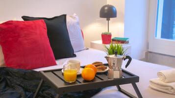 Appartement, 2 slaapkamers | 2 slaapkamers, een strijkplank/strijkijzer, beddengoed