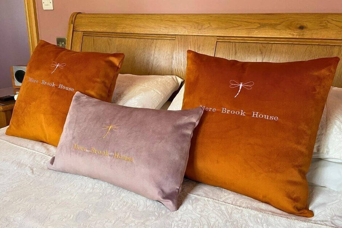 Hypo-allergenic bedding, individually decorated, individually furnished