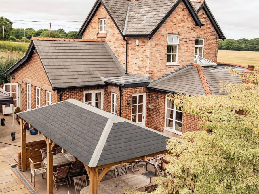 Voorkant van accommodatie