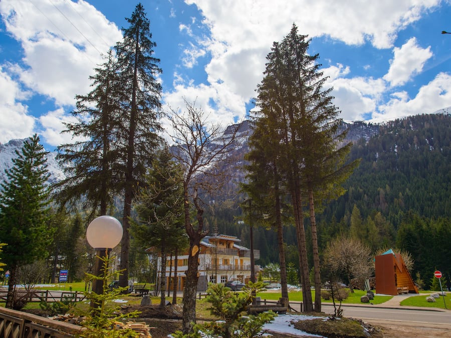 Blick auf die Berge