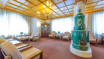 Lobby sitting area