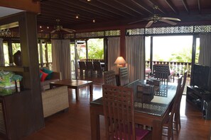 Villa, 4 Bedrooms, Non Smoking, Kitchen | Living room - 4 bedroom beachfront Villa 3 SDV024-By Samui Dream Villas (Koh Samui)