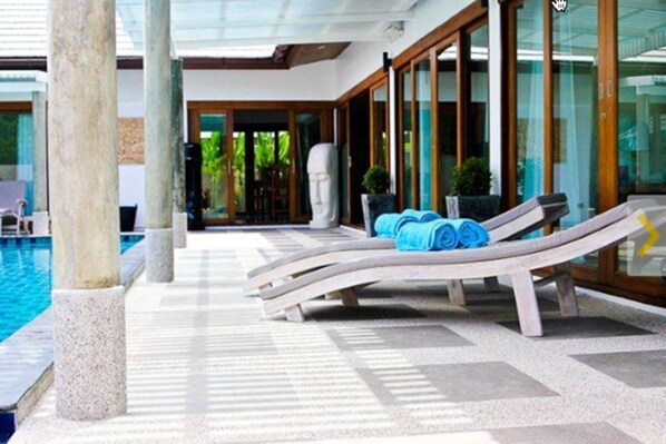 Terrace/patio - 3 Bedroom Villa - just 3 minutes walk to the beach SDV033-By Samui Dream Villas (Koh Samui)