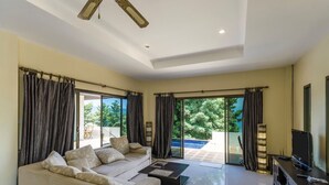 Villa, 2 Bedrooms, Non Smoking, Kitchen | Living room - 3 Bedroom Sea View Villa Pad Thai SDV189B-By Samui Dream Villas (Koh Samui)