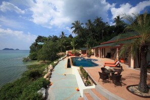 Outdoor pool - 8 Bedroom Sea Front Twin Villa Koh Phangan SDV231/234-By Samui Dream Villas  (Ko Pha-ngan)