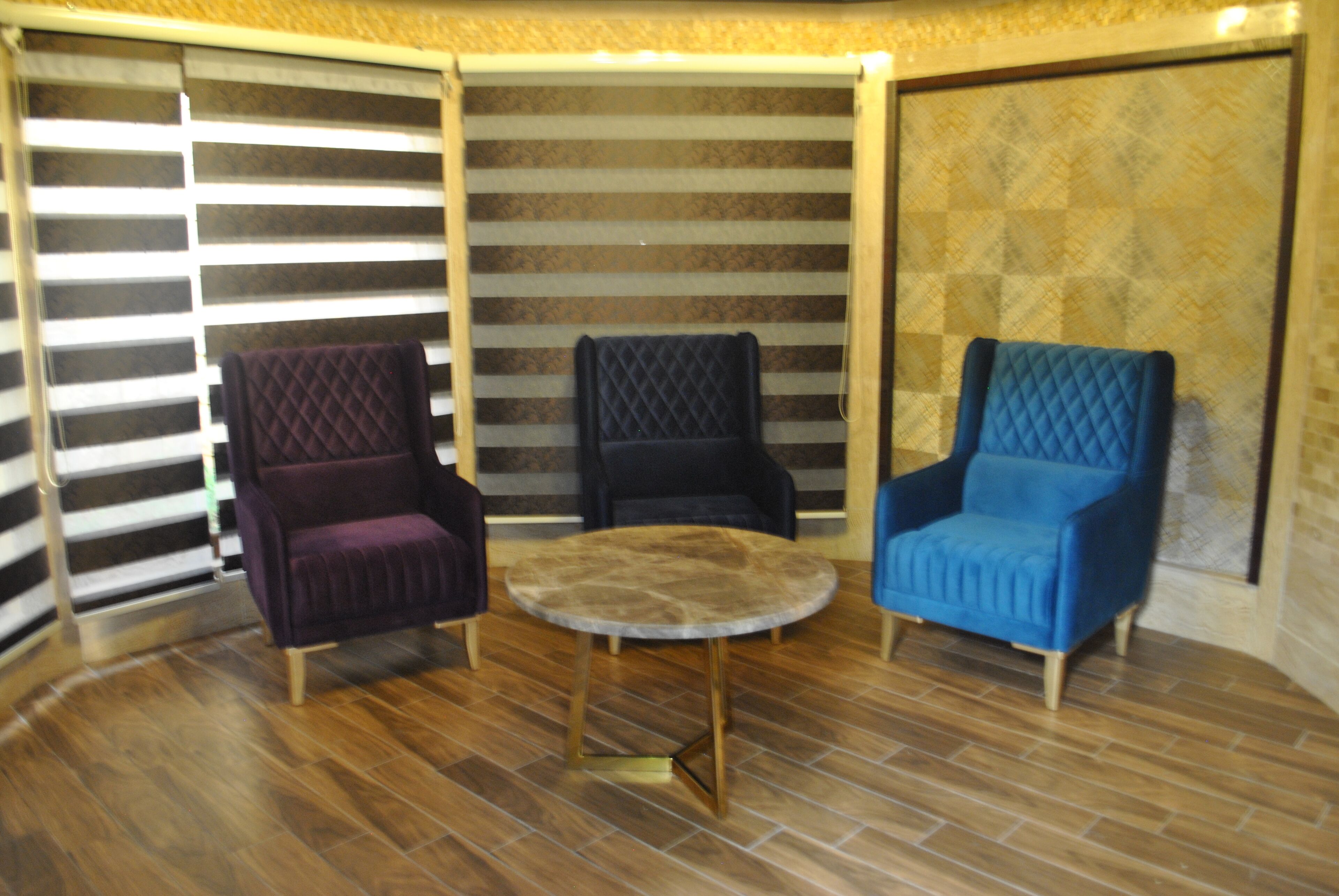 design cabin, 1 king bed | living area | flat-screen tv, heated floors