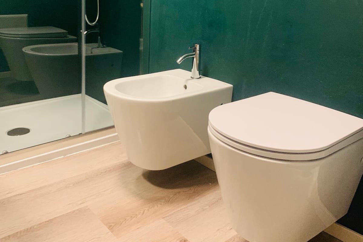 free toiletries, hair dryer, slippers, bidet