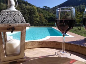 Outdoor pool - TURCHINA, apartment in Casale La fata (Camaiore)