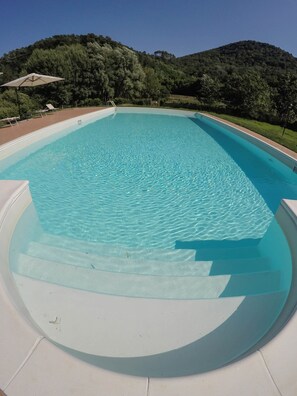 Outdoor pool - TURCHINA, apartment in Casale La fata (Camaiore)