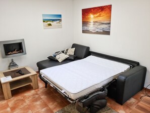 Comfort House, 2 Bedrooms | Living room - Ferienhaus Seestern (Göhren)