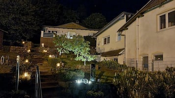 Front of property – evening/night