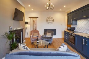 Apartment, 2 Bedrooms | Living room | Smart TV, fireplace - Little Acorn (Whitby)