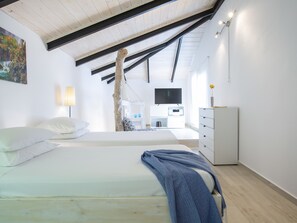4 bedrooms, iron/ironing board, WiFi, bed sheets