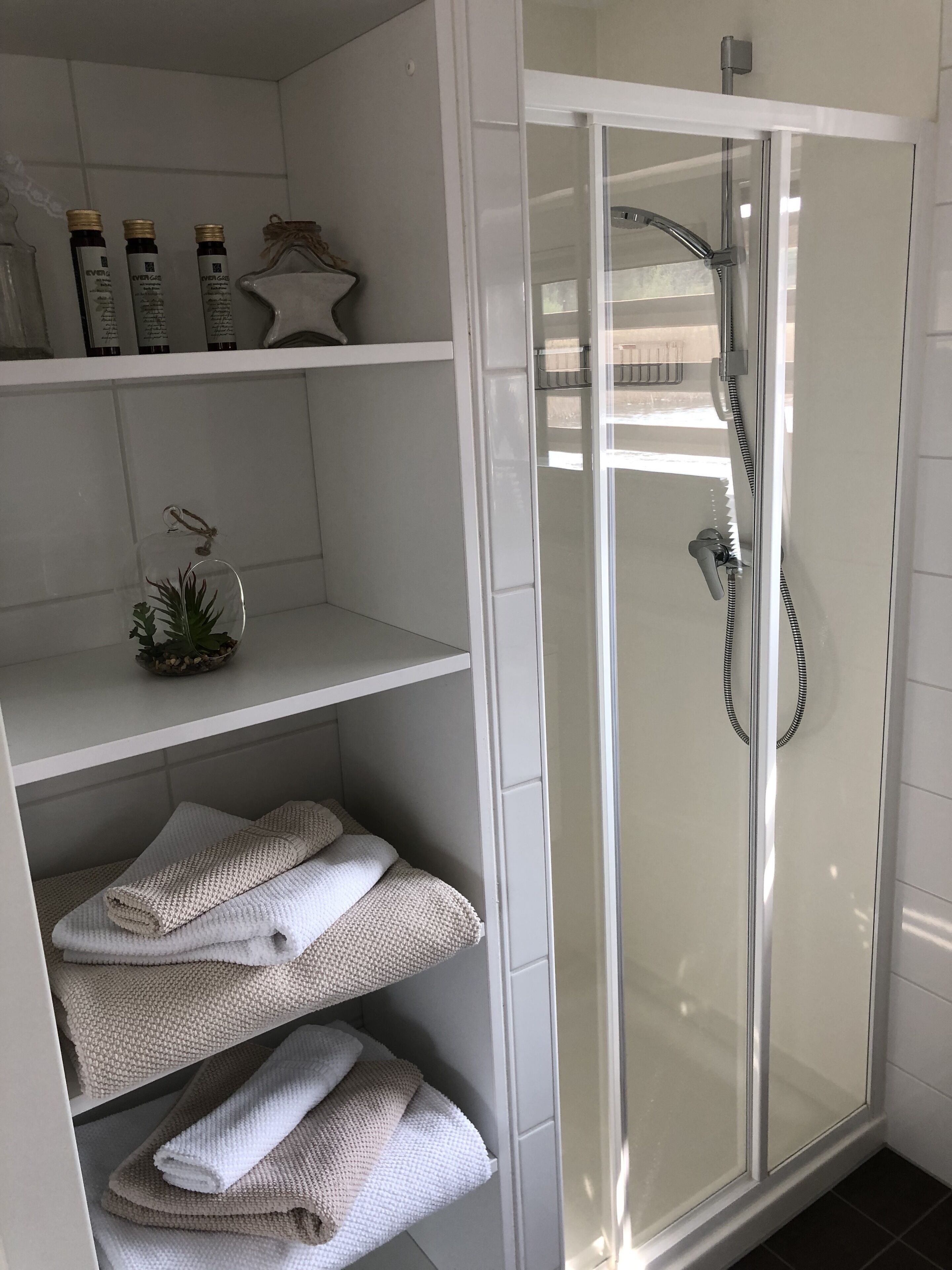 Dusj på badet