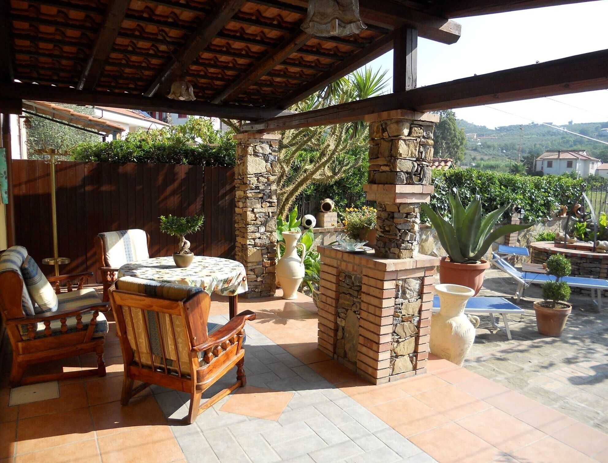 Terrasse im Eingangsbereich 
