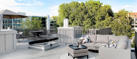 Luxury Penthouse, 1 King Bed with Sofa bed, Terrace | Terrace/patio