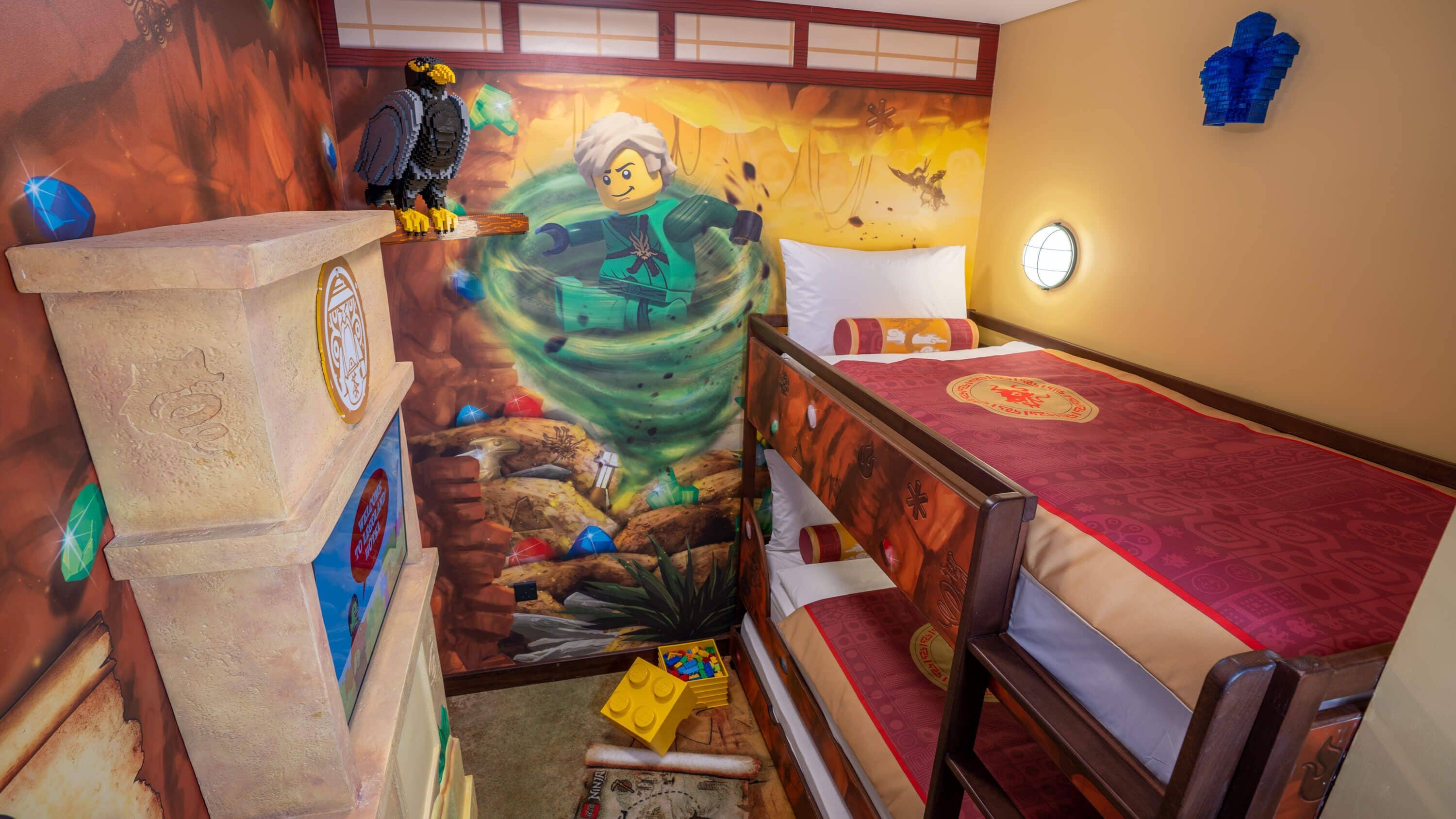 lego® ninjago® fully themed room with park access | 1 bedroom, premium bedding, memory-foam beds, in-room safe
