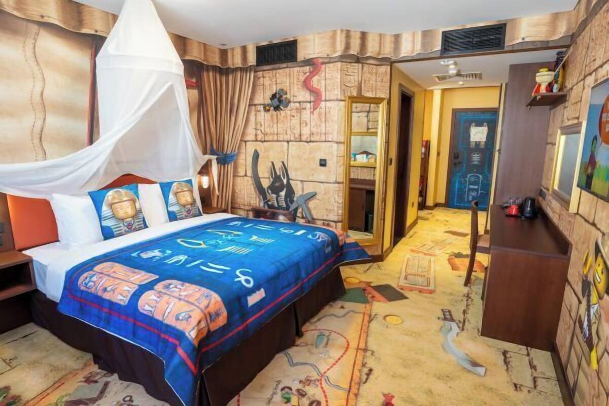 Premium bedding, memory-foam beds, in-room safe, blackout curtains