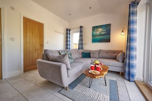 Luksushytte, delt bad (Bracken Barn) | Lounge