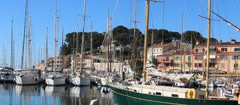 Beautiful sea and garden view