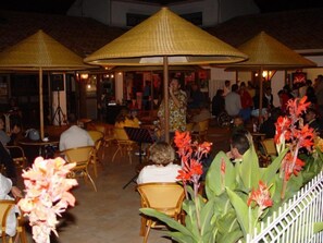 Lunch, dinner served; French cuisine, al fresco dining 