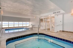 Indoor pool, outdoor pool