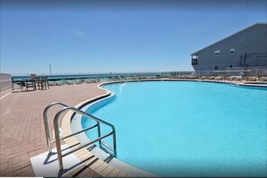 Indoor pool, outdoor pool