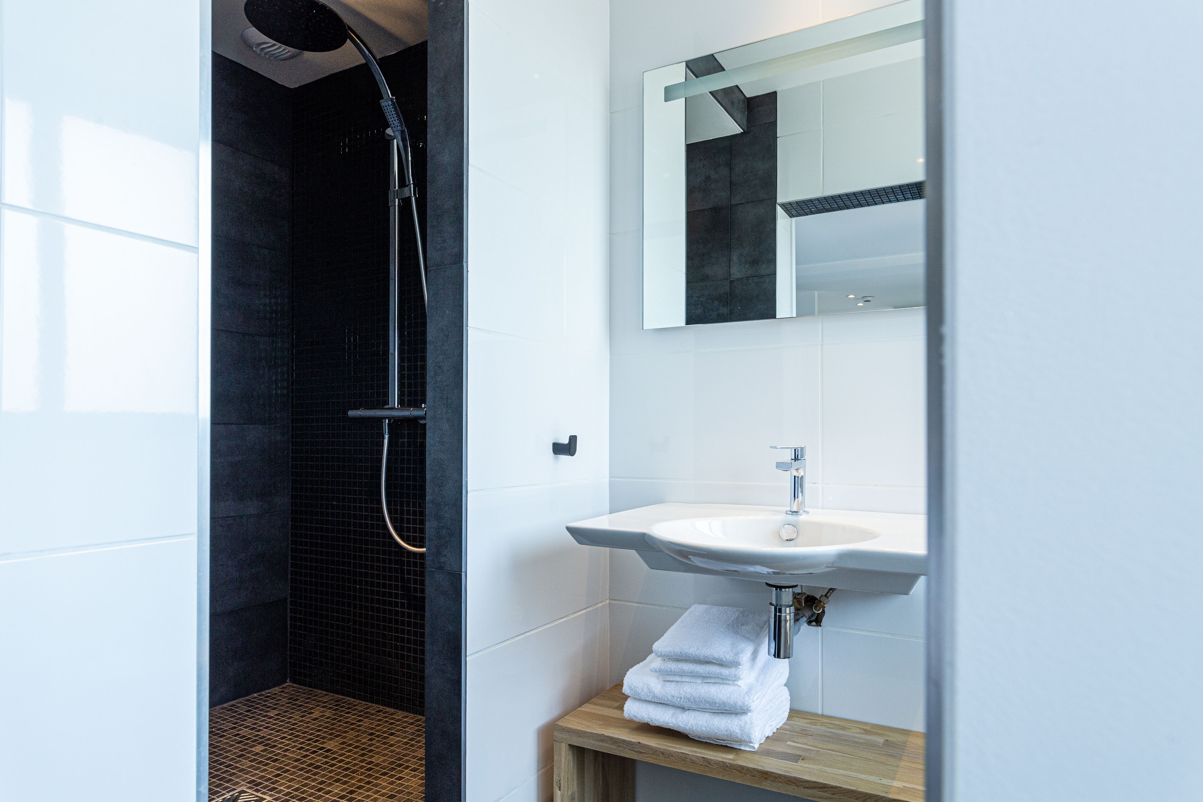 free toiletries, hair dryer, towels