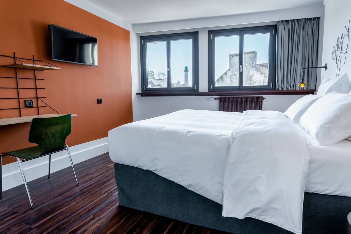 Literie de qualité supérieure, chambres insonorisées, Wi-Fi gratuit