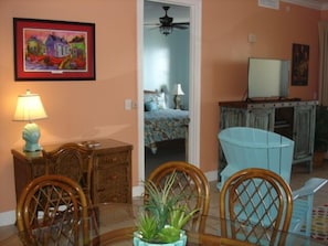 Condo, Multiple Beds, Balcony, Beach View | Living room | 42-inch TV with cable channels