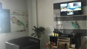 Área de estar no saguão